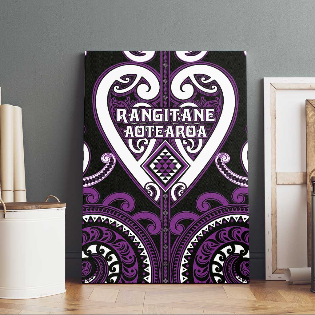 Aotearoa Rangitane Canvas Wall Art Maori Tribal Pattern