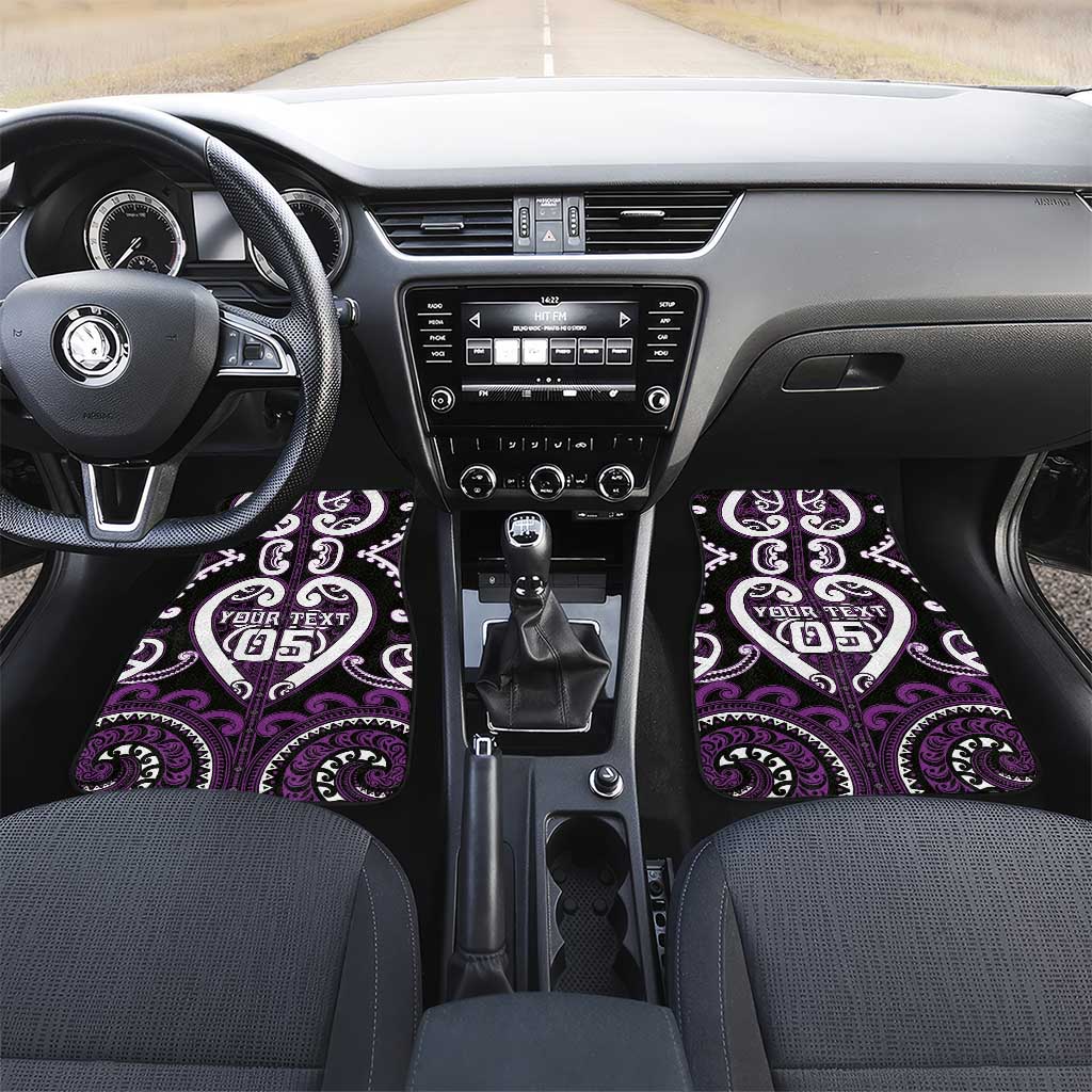 Aotearoa Rangitane Car Mats Maori Tribal Pattern