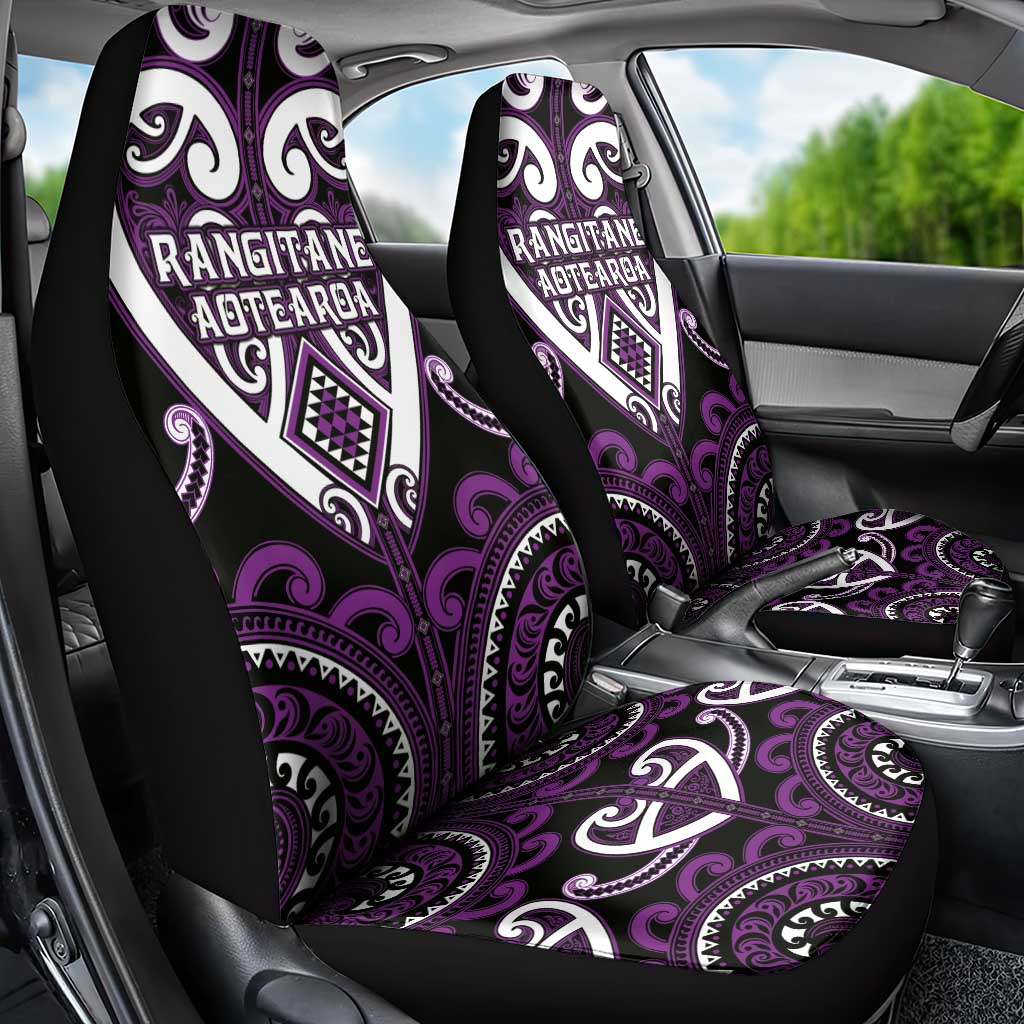 Aotearoa Rangitane Car Seat Cover Maori Tribal Pattern
