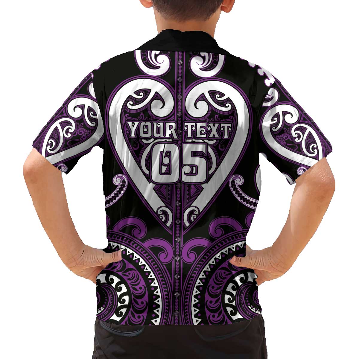 Custom Aotearoa Rangitane Family Matching Off The Shoulder Long Sleeve Dress and Hawaiian Shirt Maori Tribal Pattern