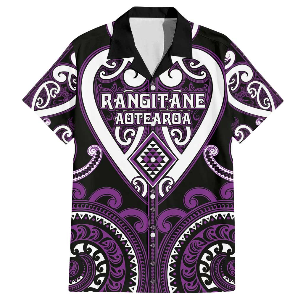 Custom Aotearoa Rangitane Family Matching Summer Maxi Dress and Hawaiian Shirt Maori Tribal Pattern