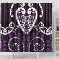 Aotearoa Rangitane Shower Curtain Maori Tribal Pattern