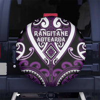 Aotearoa Rangitane Spare Tire Cover Maori Tribal Pattern