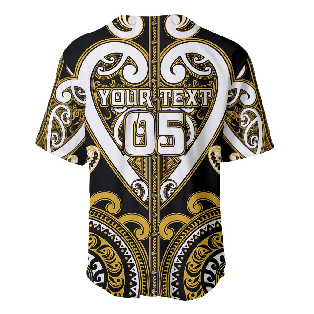 Custom Aotearoa Taranaki Baseball Jersey Maori Tribal Pattern LT05 - Polynesian Pride