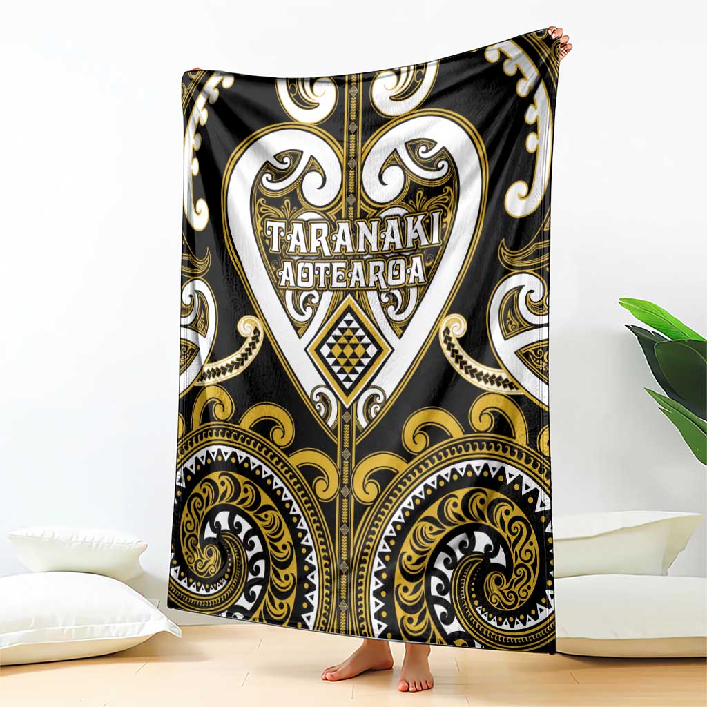 Aotearoa Taranaki Blanket Maori Tribal Pattern