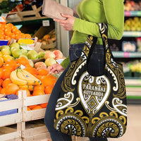 Aotearoa Taranaki Grocery Bag Maori Tribal Pattern