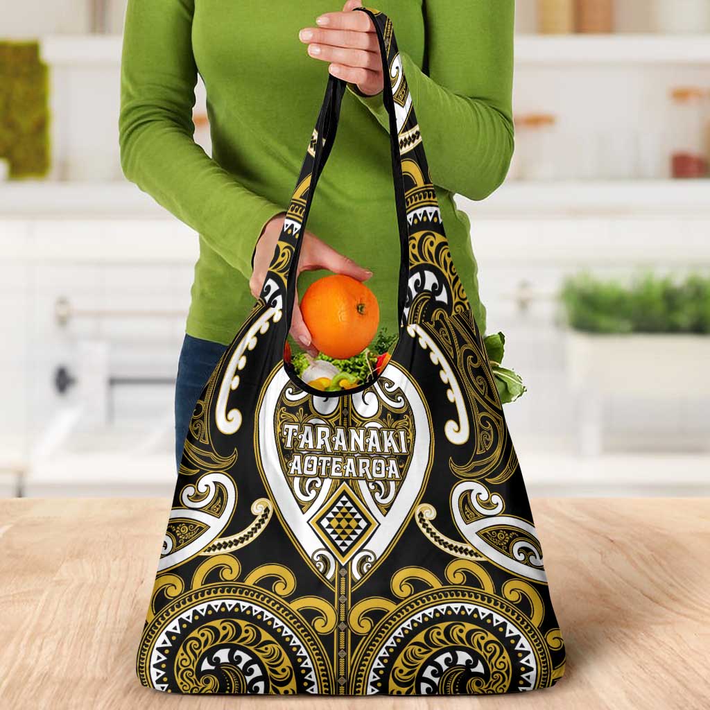 Aotearoa Taranaki Grocery Bag Maori Tribal Pattern