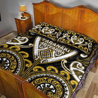 Aotearoa Taranaki Quilt Bed Set Maori Tribal Pattern