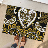 Aotearoa Taranaki Rubber Doormat Maori Tribal Pattern