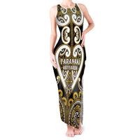Custom Aotearoa Taranaki Tank Maxi Dress Maori Tribal Pattern