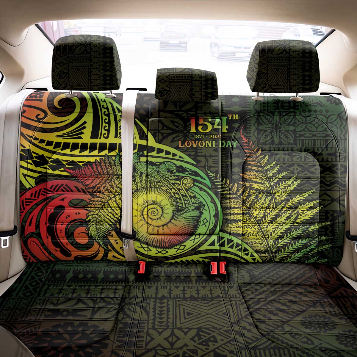 Fiji Lovoni Day Back Car Seat Cover 154th Years