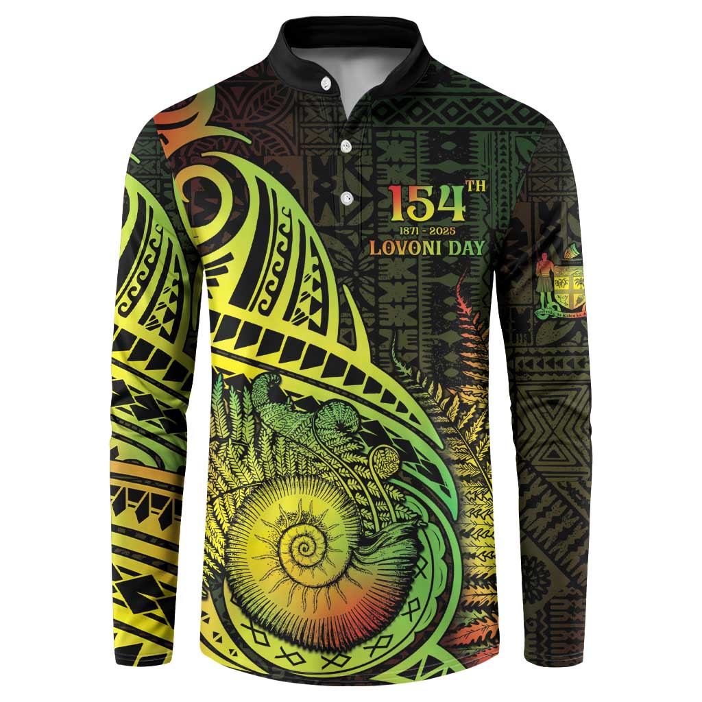 Personalised Fiji Lovoni Day Button Sweatshirt 154th Years