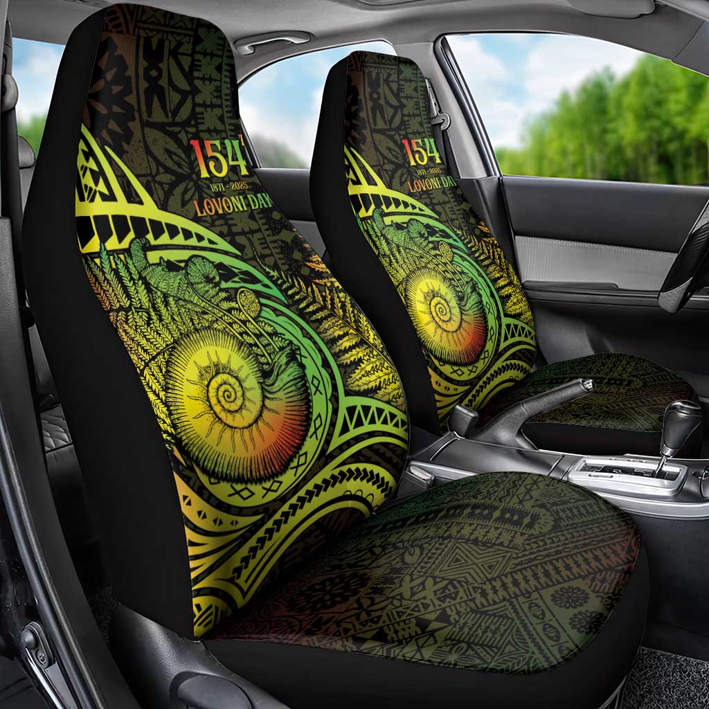 Fiji Lovoni Day Car Seat Cover 154th Years LT05 - Polynesian Pride
