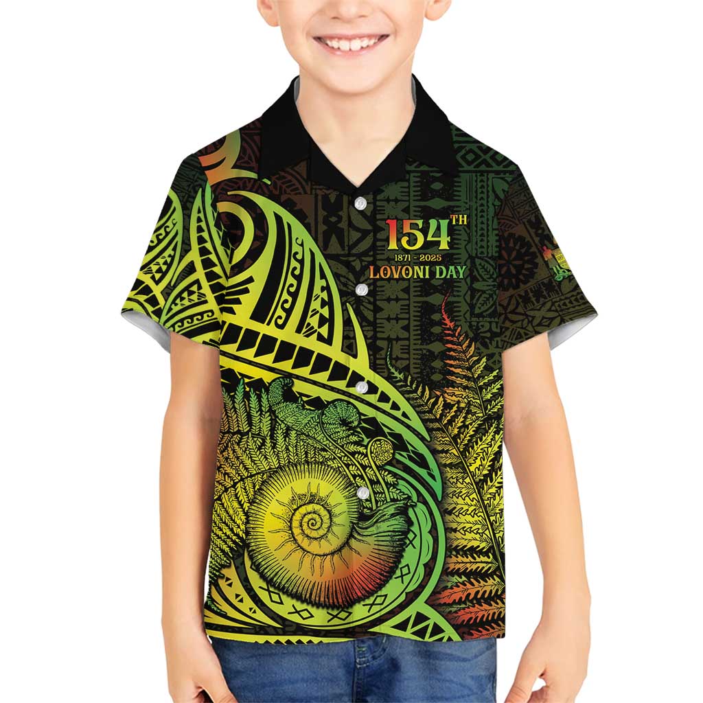 Personalised Fiji Lovoni Day Family Matching Long Sleeve Bodycon Dress and Hawaiian Shirt 154th Years