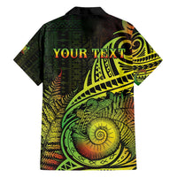 Personalised Fiji Lovoni Day Family Matching Off Shoulder Maxi Dress and Hawaiian Shirt 154th Years