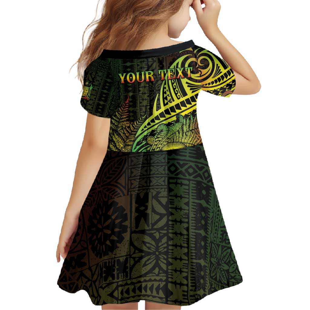 Personalised Fiji Lovoni Day Family Matching Summer Maxi Dress and Hawaiian Shirt 154th Years