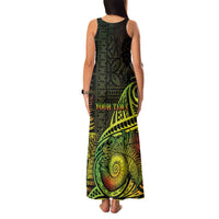 Personalised Fiji Lovoni Day Family Matching Tank Maxi Dress and Hawaiian Shirt 154th Years