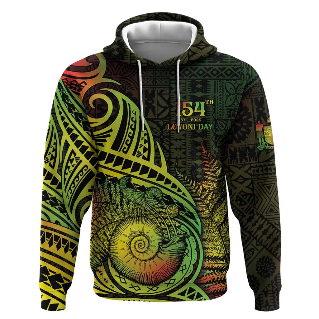 Personalised Fiji Lovoni Day Hoodie 154th Years