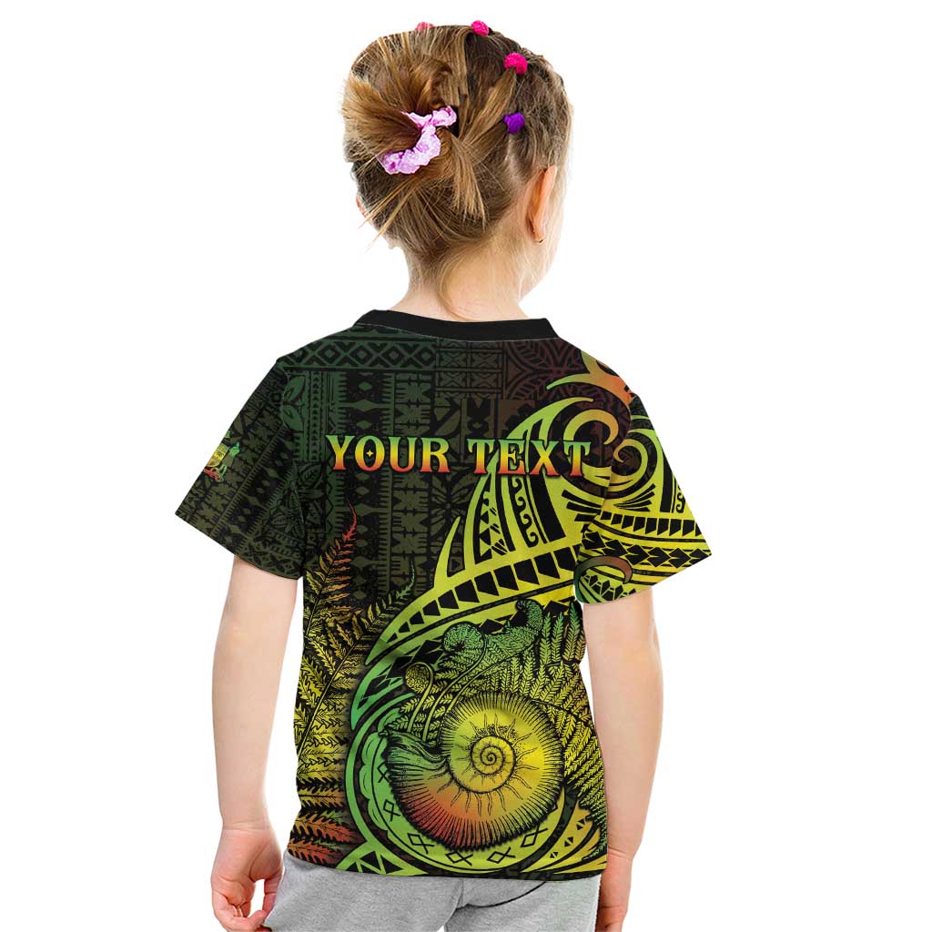 Personalised Fiji Lovoni Day Kid T Shirt 154th Years LT05 - Polynesian Pride
