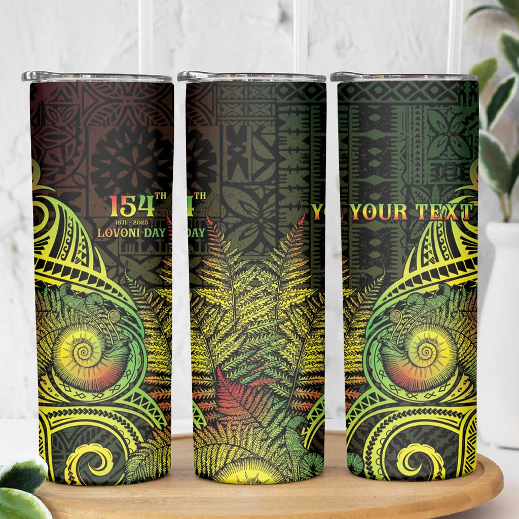 Personalised Fiji Lovoni Day Skinny Tumbler 154th Years