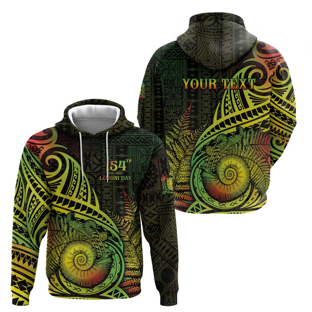 Personalised Fiji Lovoni Day Zip Hoodie 154th Years