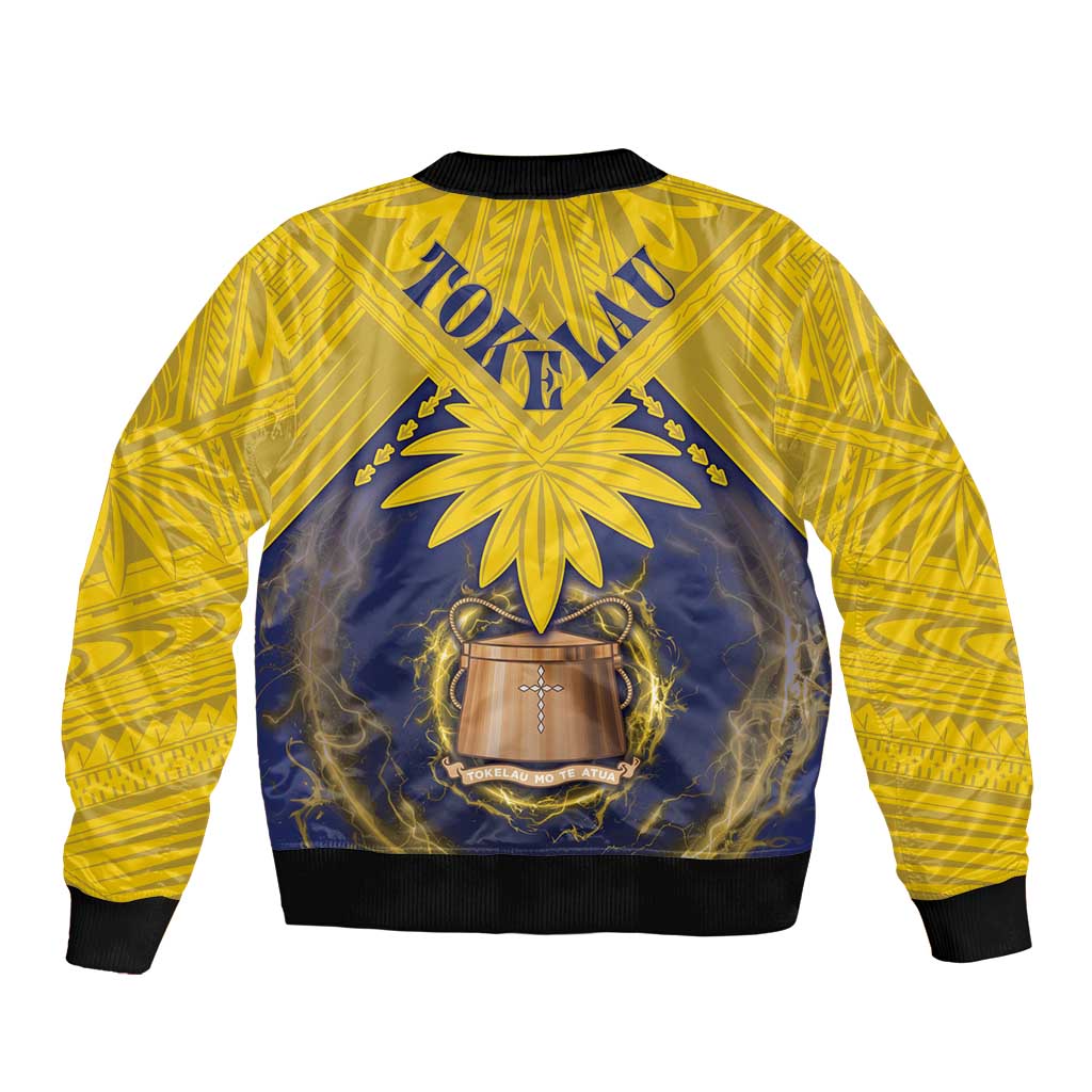 Tokelau Tokehega Day Bomber Jacket National Badge Special Style - Polynesian Pride