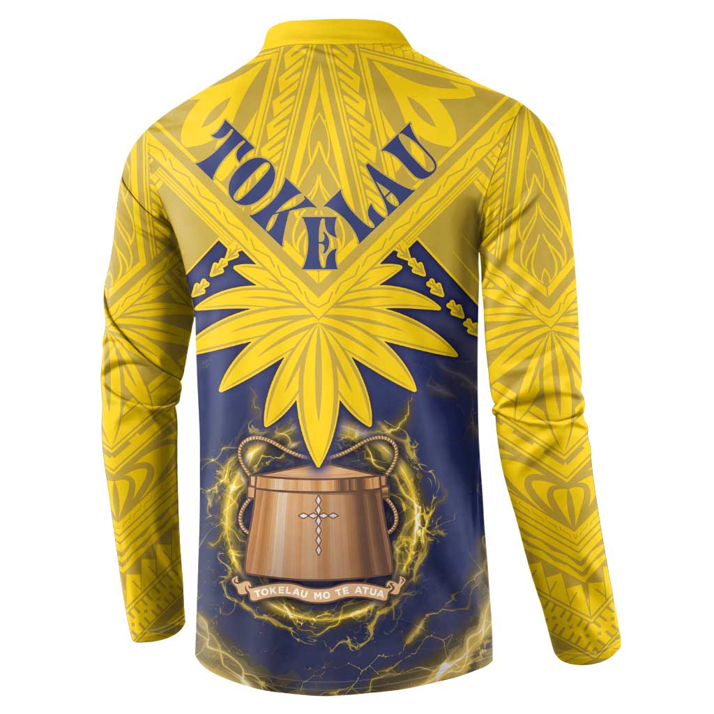 Tokelau Tokehega Day Button Sweatshirt National Badge Special Style - Polynesian Pride