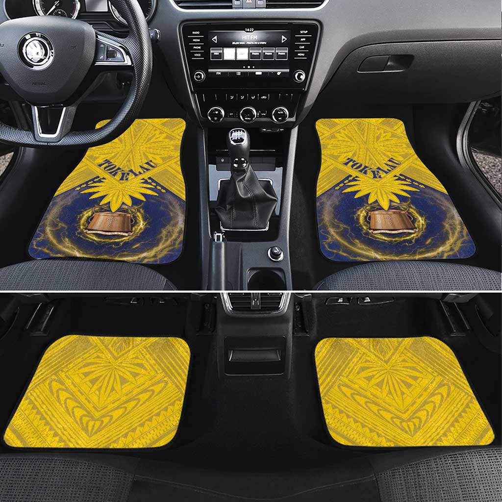 Tokelau Tokehega Day Car Mats National Badge Special Style - Polynesian Pride