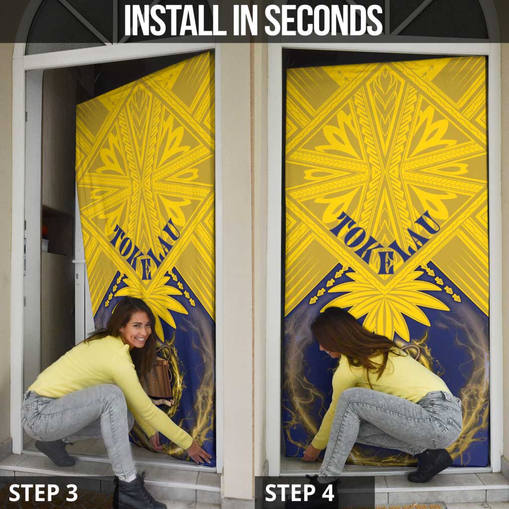 Tokelau Tokehega Day Door Cover National Badge Special Style - Polynesian Pride