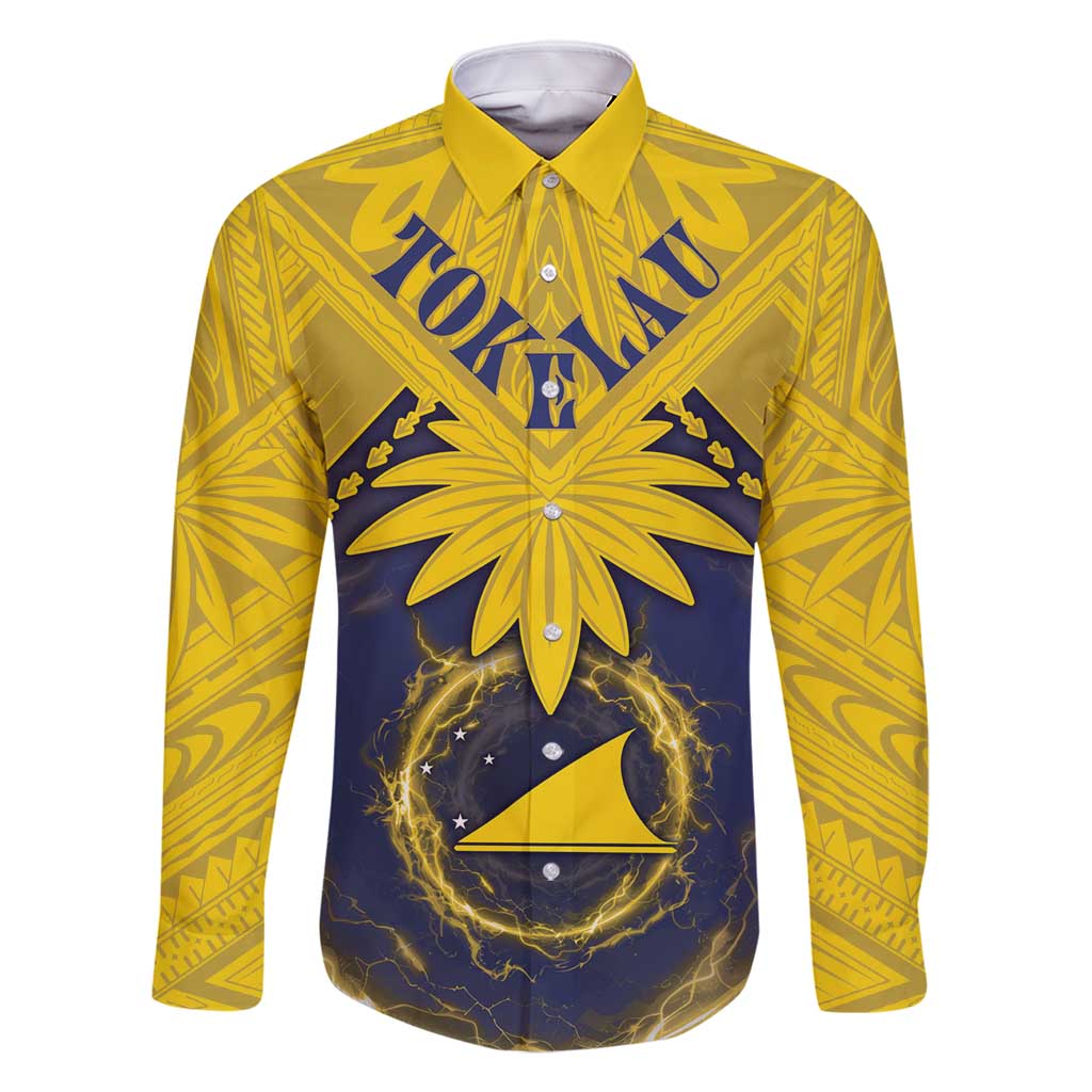 Tokelau Tokehega Day Family Matching Long Sleeve Bodycon Dress and Hawaiian Shirt National Badge Special Style - Polynesian Pride