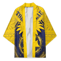 Tokelau Tokehega Day Kimono National Badge Special Style LT05 Unisex Yellow - Polynesian Pride