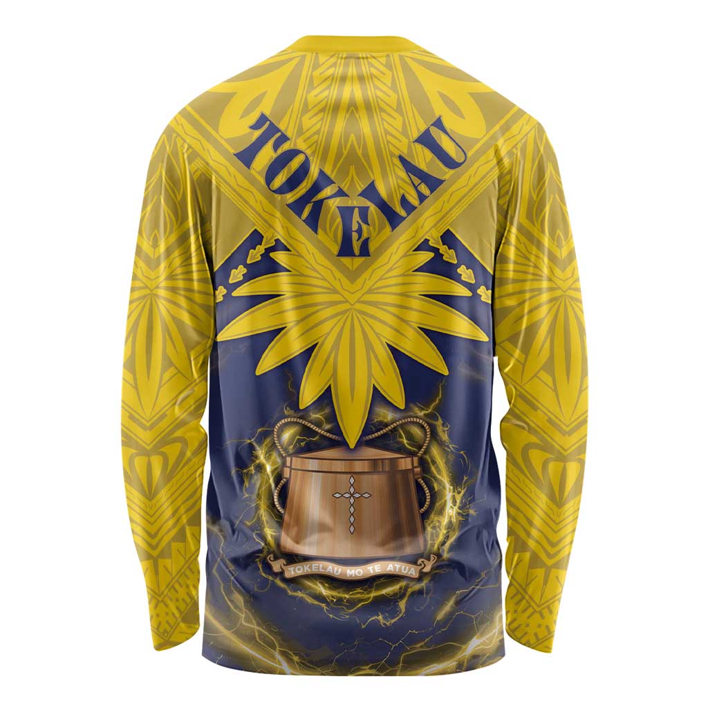 Tokelau Tokehega Day Long Sleeve Shirt National Badge Special Style - Polynesian Pride