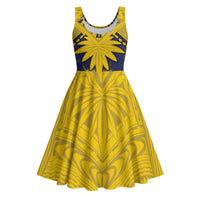 Tokelau Tokehega Day Midi Dress National Badge Special Style - Polynesian Pride