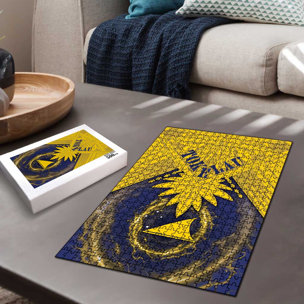 Tokelau Tokehega Day Puzzle National Badge Special Style - Polynesian Pride