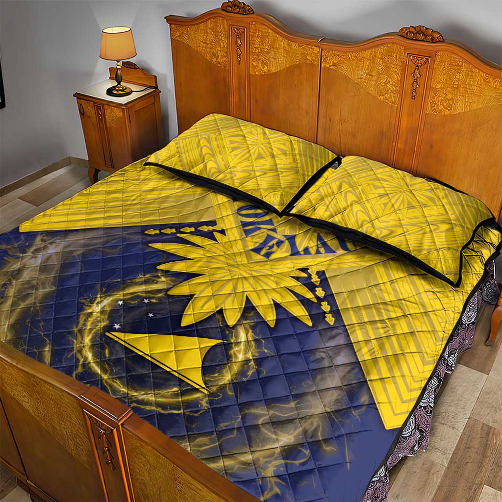 Tokelau Tokehega Day Quilt Bed Set National Badge Special Style LT05 - Polynesian Pride