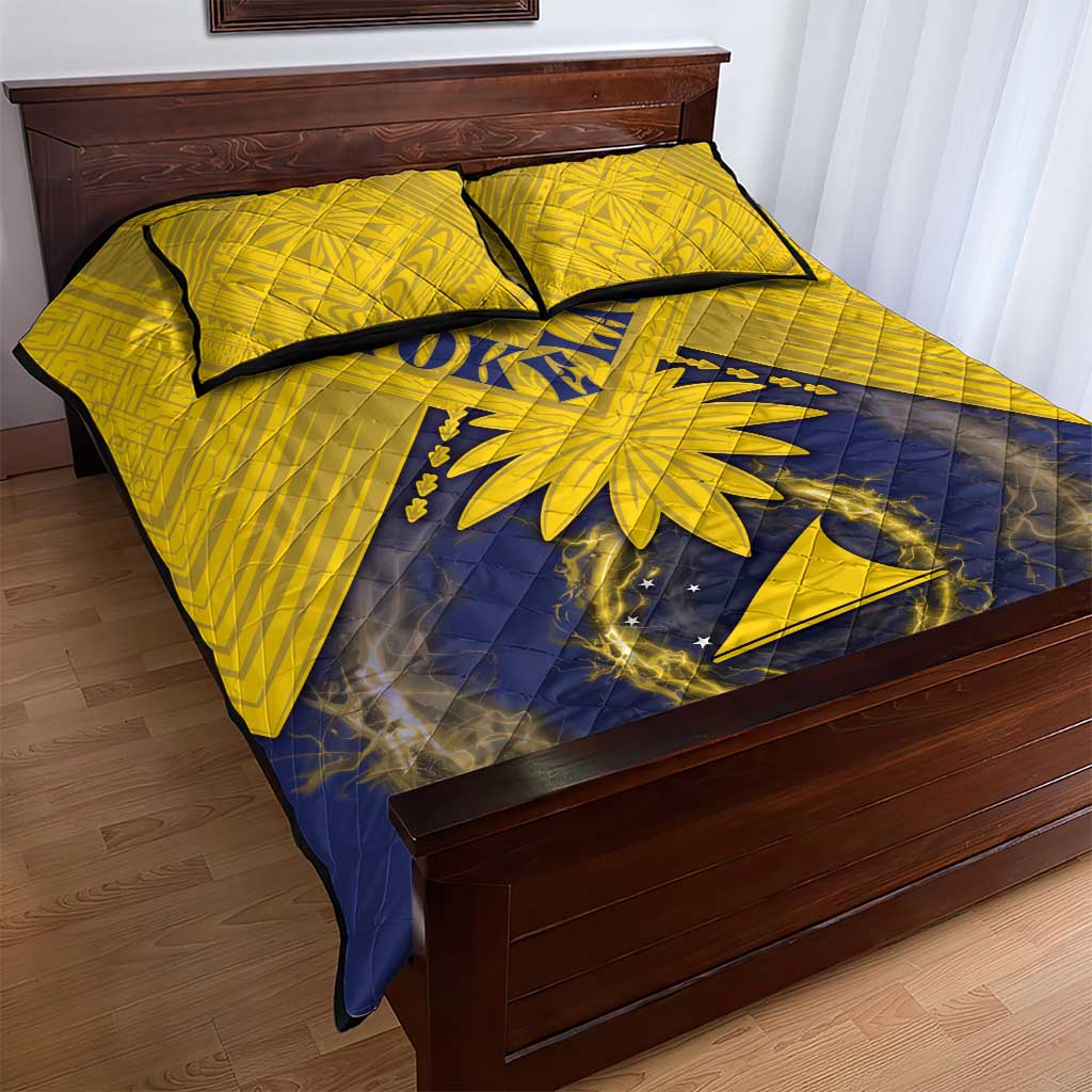Tokelau Tokehega Day Quilt Bed Set National Badge Special Style LT05 - Polynesian Pride