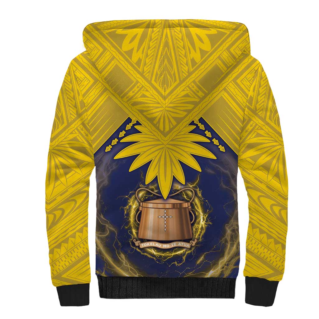 Tokelau Tokehega Day Sherpa Hoodie National Badge Special Style - Polynesian Pride