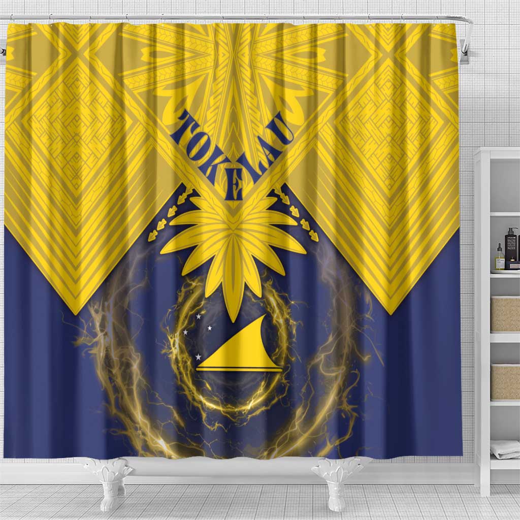 Tokelau Tokehega Day Shower Curtain National Badge Special Style - Polynesian Pride