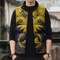 Tokelau Tokehega Day Sleeveless Puffer Jacket National Badge Special Style LT05 - Polynesian Pride