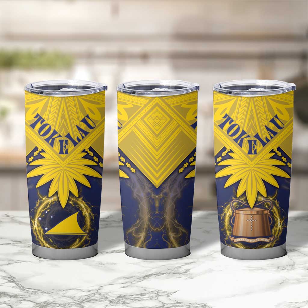 Tokelau Tokehega Day Tumbler Cup National Badge Special Style - Polynesian Pride