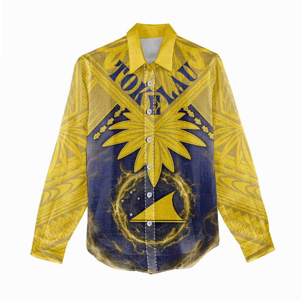 Tokelau Tokehega Day Women Casual Shirt National Badge Special Style - Polynesian Pride