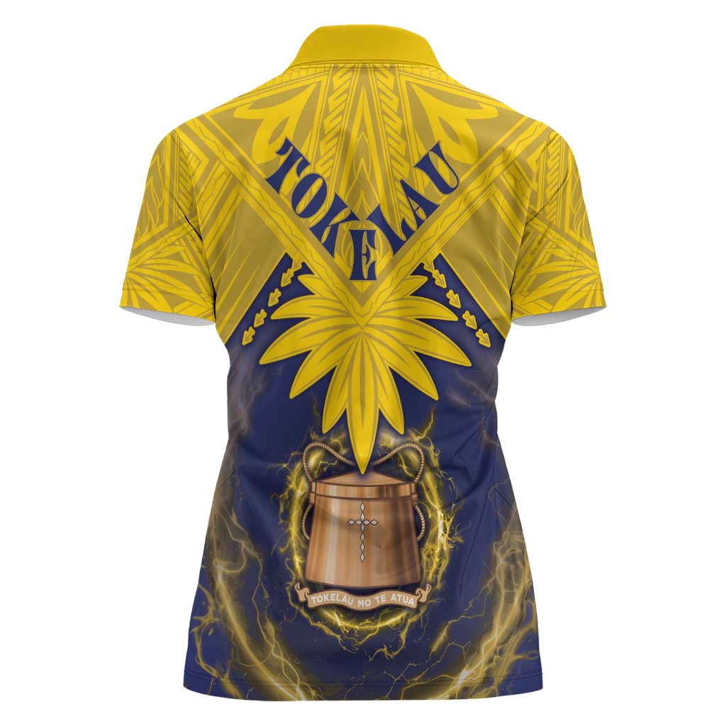 Tokelau Tokehega Day Women Polo Shirt National Badge Special Style - Polynesian Pride