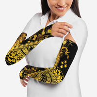 Kosrae Liberation Day Arm Sleeves Polynesian Floral Tattoo - Polynesian Pride