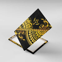 Kosrae Liberation Day Canvas Wall Art Polynesian Floral Tattoo - Polynesian Pride