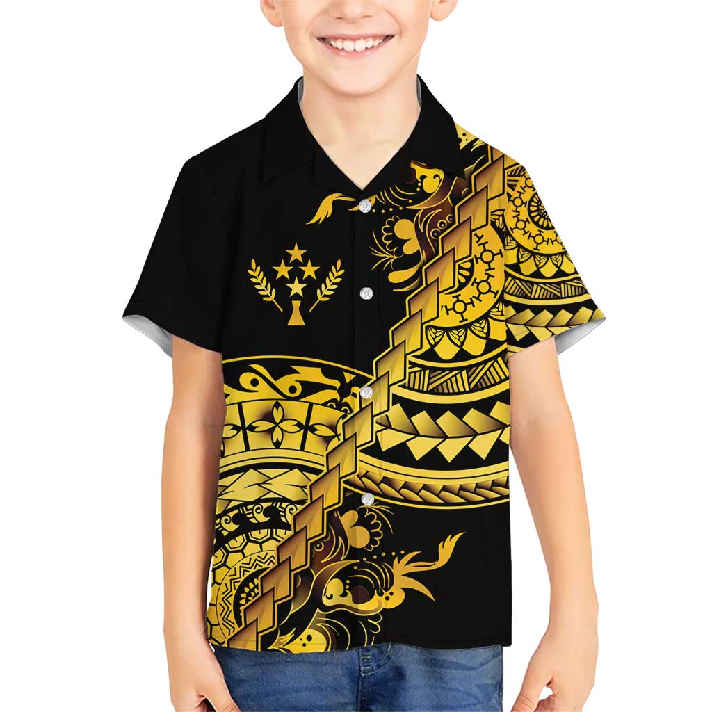 Kosrae Liberation Day Hawaiian Shirt Polynesian Floral Tattoo - Polynesian Pride