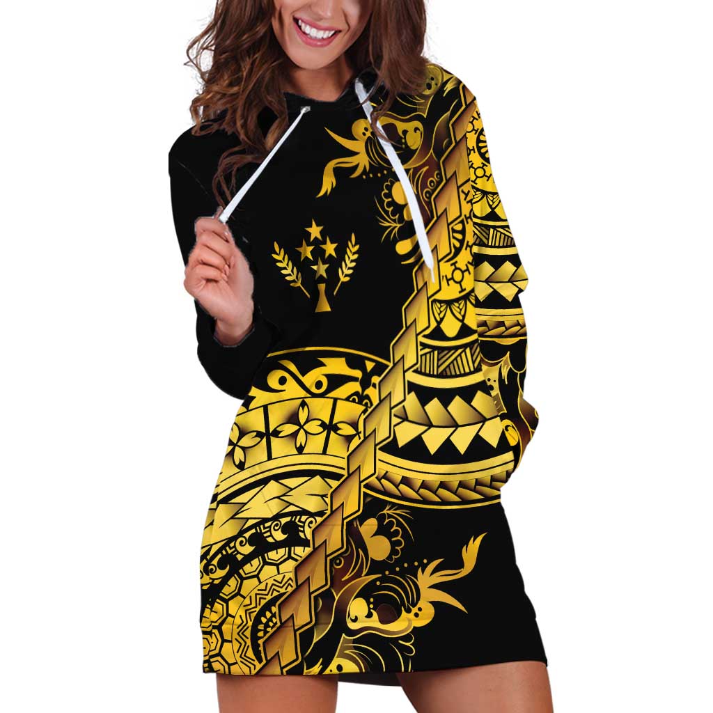 Kosrae Liberation Day Hoodie Dress Polynesian Floral Tattoo - Polynesian Pride