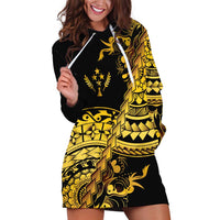 Kosrae Liberation Day Hoodie Dress Polynesian Floral Tattoo - Polynesian Pride