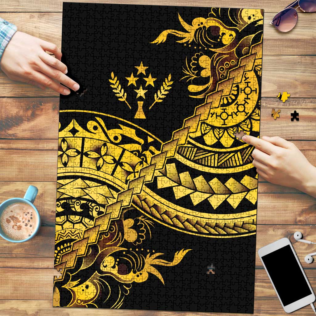 Kosrae Liberation Day Puzzle Polynesian Floral Tattoo - Polynesian Pride