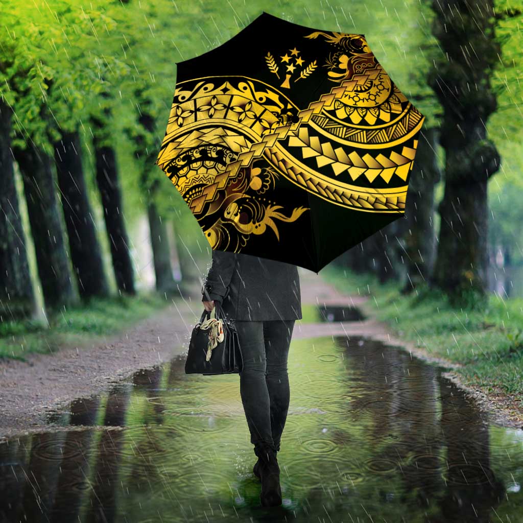 Kosrae Liberation Day Umbrella Polynesian Floral Tattoo - Polynesian Pride