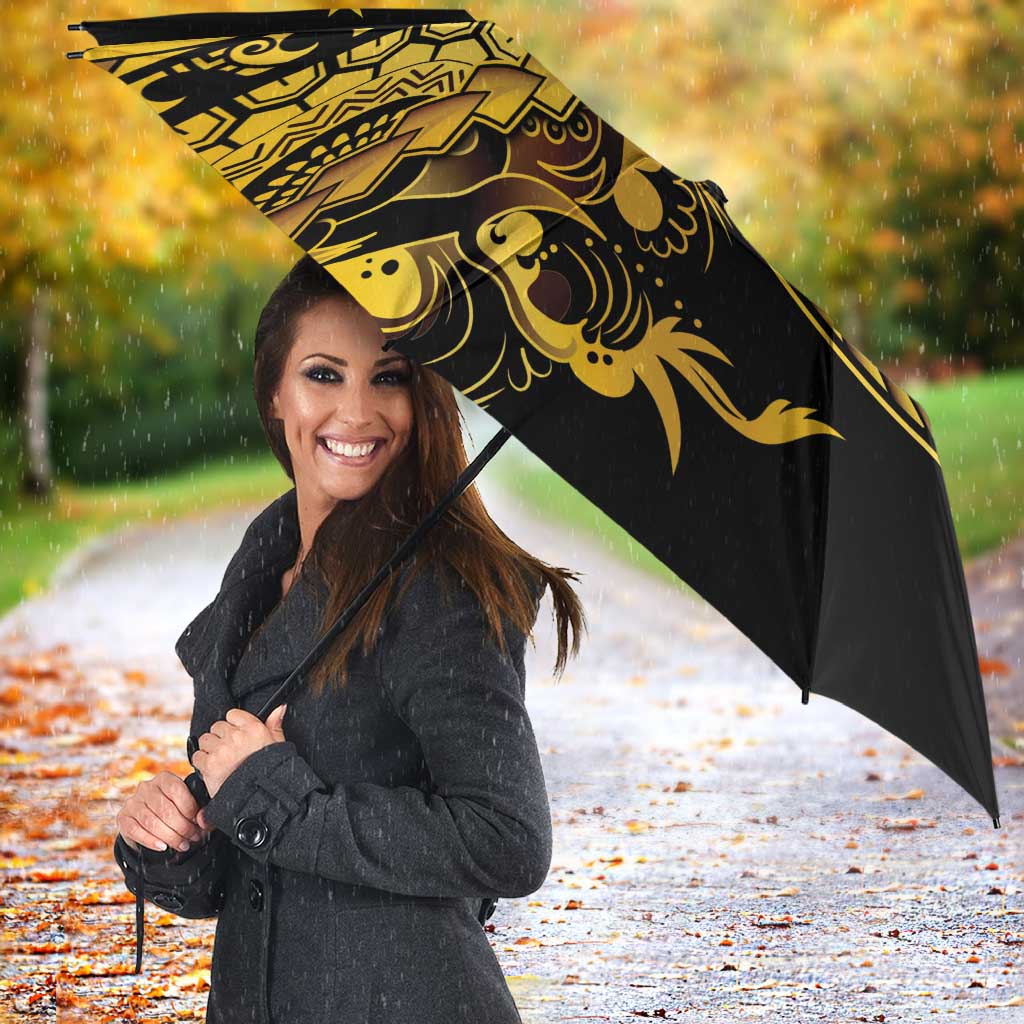 Kosrae Liberation Day Umbrella Polynesian Floral Tattoo - Polynesian Pride